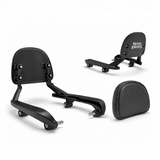 Respaldo Cuero Negro Asiento Trasero Meteor 350
