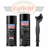 Limpiador Cadenas + Chain Lube White + Cepillo