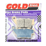 Pastillas Freno Traseras Sintetizadas Gold Fren