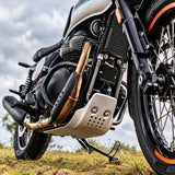 Protector Motor Acero Negro Compacto 650 Bear