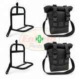 Kit 2 Porta Alforjas + 2 Alforjas
