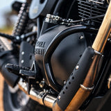 Protector Motor Acero Negro Compacto 650 Bear