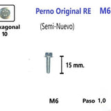 Perno Hexagonal M6 x15 #1 Unidad (Semi-Nuevo) Royal Enfield Pernos y Chavetas