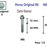 Perno Motor M6 x 35 #1 Original Royal Enfield Motor