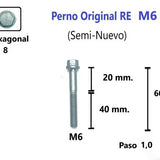 Perno Motor M6 x60 #1 Original Royal Enfield Motor