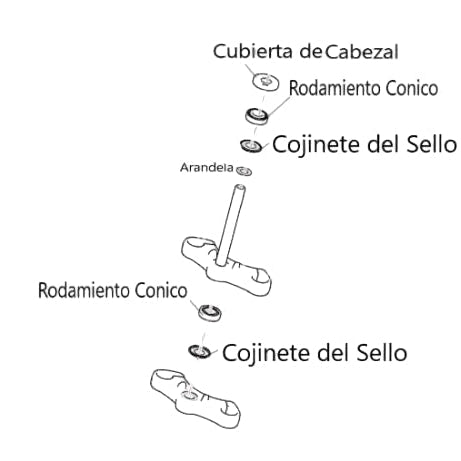 Rodamientos Cónicos Torre Direccion Kit #2 SKF