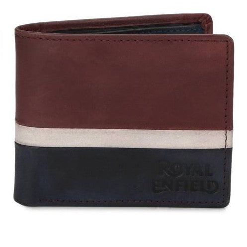 Billetera Cuero Tritono Navy Royal Enfield Accesorios