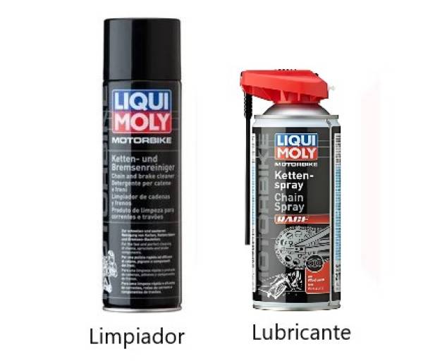 Pack Duo Lubricante y Limpiador Cadenas Pro Royal Enfield Transmisión