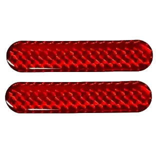 Pegatinas Reflectantes Rojas #2 10.5 x 2.3 Cm. Royal Enfield Varios