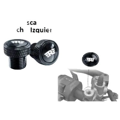 Roscas Espejos Metalica Negras R Royal Enfield Bolsos