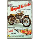 Letrero 20x30 Royal Finest 700 Royal Enfield Letrero Decorativo