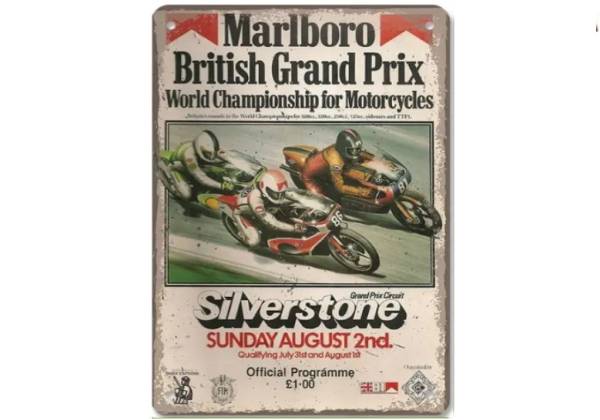 Letrero 20x30 British GP Royal Enfield Letrero Decorativo