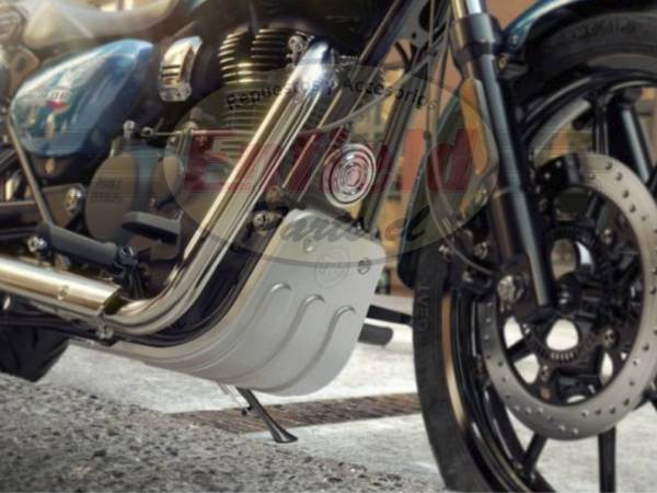 Cubre Carter Plata Meteor Y Classic 350 Royal Enfield Classic 350 Accesorios