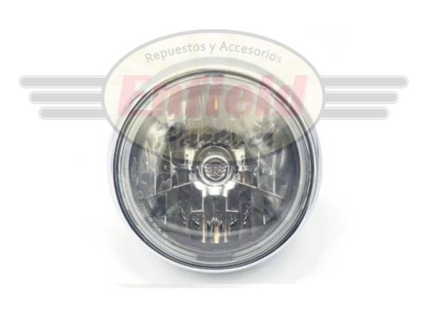 Foco Delantero Meteor Con Aro de Luz y Bicel. Royal Enfield Meteor 350 Eléctrico