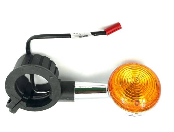 Intermitente Delantero Derecho Cromo Pin Rojo Royal Enfield Classic 350 Eléctrico