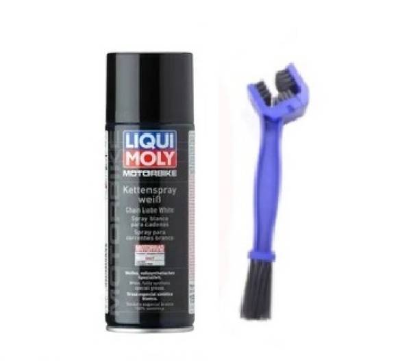 Liqui Moly Chain Lube 400Ml + Cepillo Limpiador Royal Enfield Eléctrico