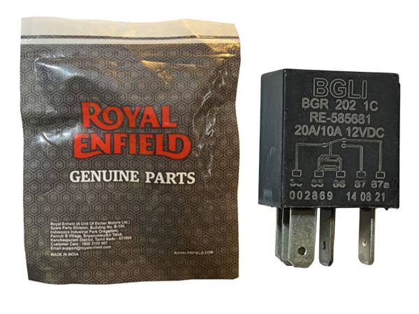 Rele 5 Pin 20A Original Royal Enfield Merchandising