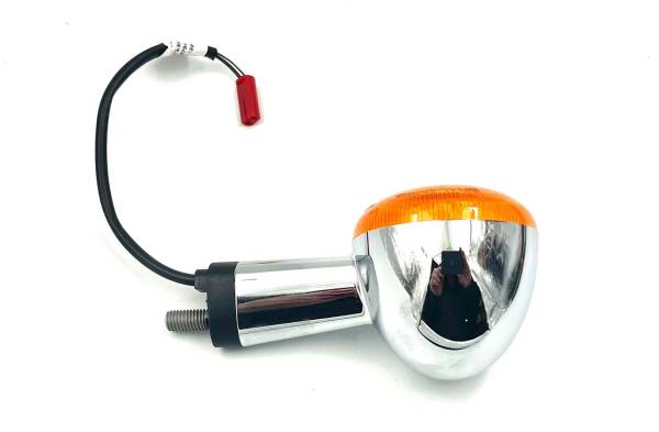 Intermitente Cromo Del/Der Tras/Izq Pin Rojo 350 Royal Enfield Meteor 350 Eléctrico