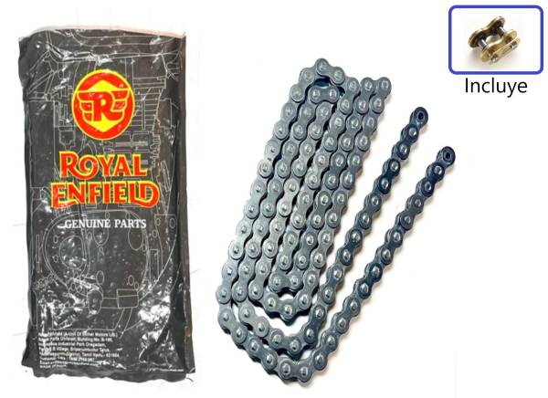 Cadena Transmisión Original S. Meteor Incluye Candado Royal Enfield Super Meteor 650 Transmisión