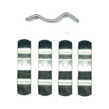W Para sujecion de Top Case en Parrillas #4 Plateadas Royal Enfield Accesorios
