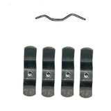 W Para sujecion de Top Case en Parrillas #4 Negras Royal Enfield Accesorios