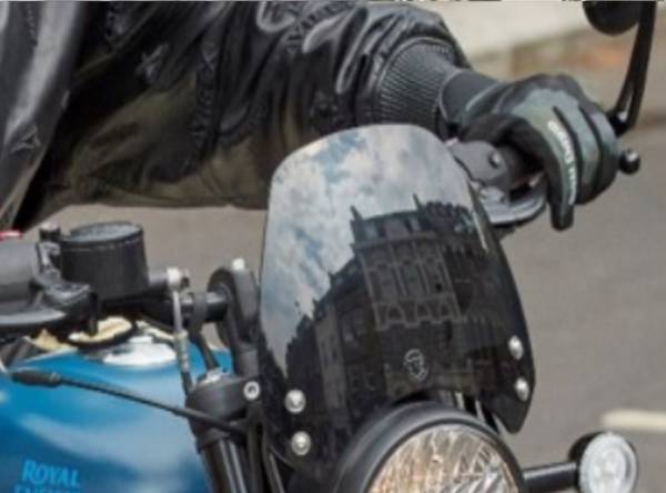 Tinted Fly Screen HNT Royal Enfield Hunter 350 Mantención