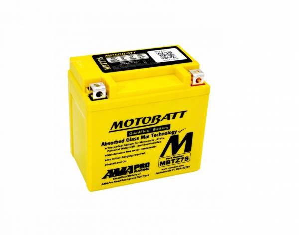 B07 Bateria Motobatt    MBTZ7S    (Otras Marcas)  Amp:6.5A CCA:100 Baterias y Lubricantes  Baterias