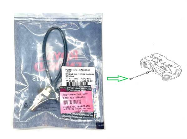 R18 Sensor Temperatura del Aceite  650 Interceptor y Continental Mantencion