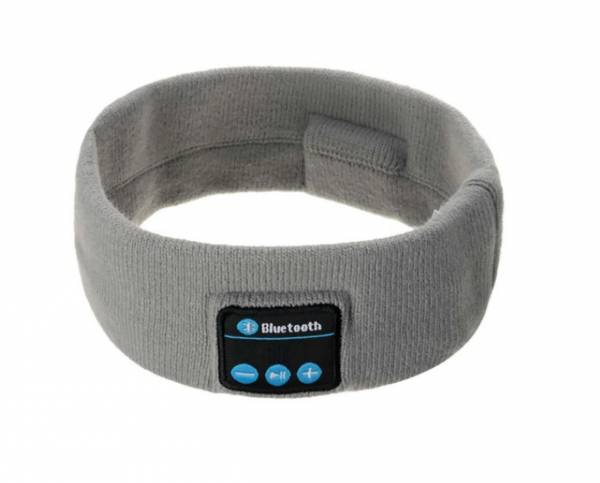 Cintillo  Tela  Bluetooth Gris Claro Botellas Cintillos Gorros Bandas 