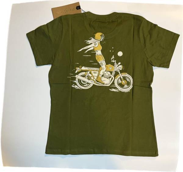 Polera RE Original Born To Ride Verde Talla US: M Poleras RE Originales Poleras