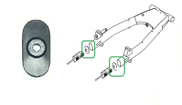 N70  Tapa Trasera Tensor  411/650 #1 Semi-Nuevas Multi-Modelos Accesorios