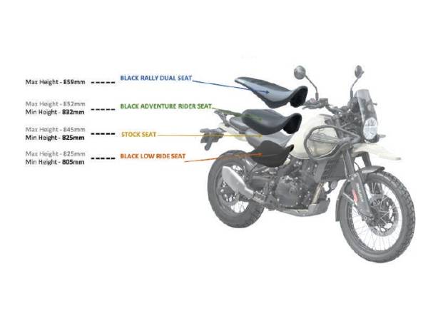 E52 Asiento Piloto LOW RIDE  11 mm Mas Bajo 452 Himalayan  Nuevo Modelo Mantención
