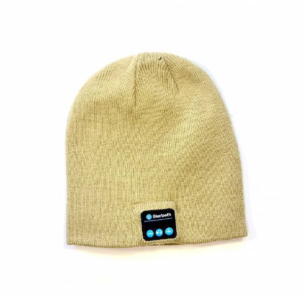 Gorro de Lana con Bluetooth  Beige Botellas Cintillos Gorros Gorros Lana