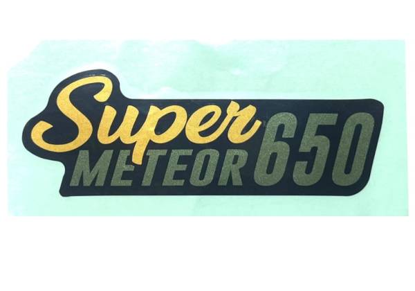 O10 Stickers Super Meteor Tapa Lateral  650 Super Meteor y Shot Gun Mantencion