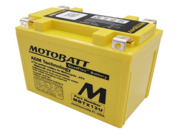 0BAT MBTX12U Bateria Motobatt Twins 650 y Bullet 500  Amp:14   CCA:200 Baterias y Lubricantes  Baterias